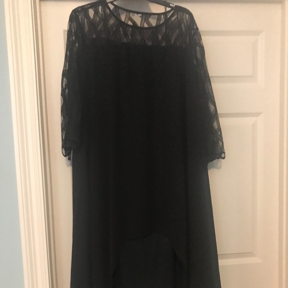 Black cocktail dress
